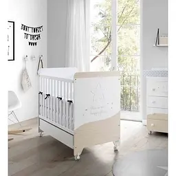 Дитяче ліжечко Micuna Cosmic White Nordic, 120х60 см, білий (COSMIC WHITE/NORDIC) - мініатюра 2