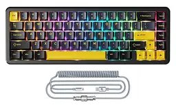 Клавиатура Attack Shark X65 RGB HE Magnetic Switch (AS-6972792470535-SB-UA) Starry Black (G-000004488)