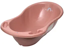 Ванна дитяча Tega Baby зі зливом Meteo 86 см pink
