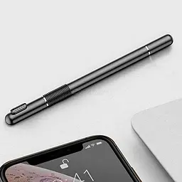 Стилус універсальний для планшетів BASEUS Golden Cudgel Capacitive Stylus Pen (ACPCL-0G) темно-сірий - мініатюра 2