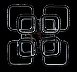 Стельова LED люстра з пультом і нічником Splendid-Ray 30-4023-20 - мініатюра 5