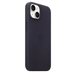 Чохол Apple Leather Case with MagSafe для Apple iPhone 14 Ink (MPP63) [77036] - мініатюра 2