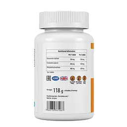 Глюкозамін Хондроїтин МСМ у таблетках №90 UltraVit Glucosamine Chondroitin Msm - мініатюра 3