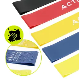 Резинки для фітнесу Actiget Mini Power Band набір 5 шт 1-20 кг ACT0104 - мініатюра 5