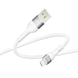Кабель для зарядки USB Ridea RC-XS51 X-Silicone USB-Lightning 12W 5V/2.4A 1.2 м Белый - миниатюра 6
