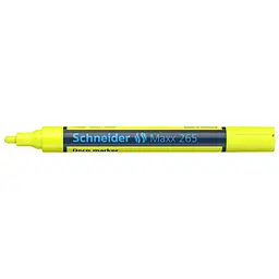 Маркер Schneider MAXX 265 крейдовий 2-3 мм, жовтий (S126505)