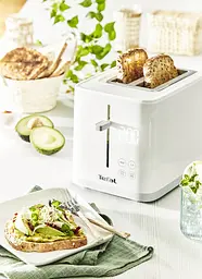 Тостер Sense 850Вт, LED дисплей, метал/пластик, білий Tefal kuh0014904 - мініатюра 7