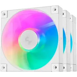 Комплект корпусних вентиляторів Deepcool FD12 ARGB 3-Pack White (R-FD12-WHAPN3-G) [177888]