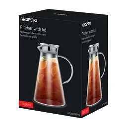 Глечик з кришкою Ardesto 1.8 л (AR2618BPG) - мініатюра 2