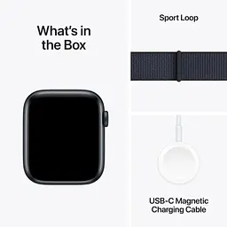 Смарт-годинник Apple Watch SE 2 GPS 44mm Midnight Aluminium Case w. Ink Sport Loop (MXEP3) - мініатюра 7