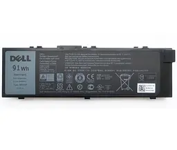 Акумулятор Dell Precision 7510 MFKVP, 7950mAh (91Wh), 6cell, 11.4V, Li-ion (A47802) - мініатюра 1