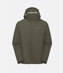 Куртка чоловіча Rab Downpour Jacket Man L Оливковий