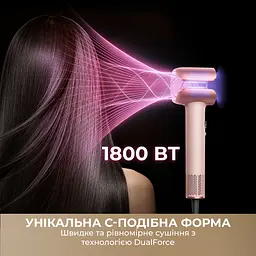 Фен MOVA Aero C Mist Pink (AMSU10-PK) - мініатюра 2