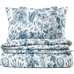 Комплект постільної білизни Cosas євро без простирадла SWEDISH FLORAL 200 x 220 см (FlowersYardBlueWhite_200_2)