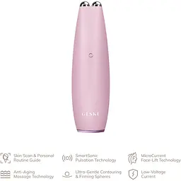 Мікрострумова ручка для підтяжки обиччя GESKE MicroCurrent Face-Lift Pen 6 в 1 рожева - мініатюра 4
