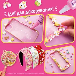 Набір для творчості Vladi Toys Клей з кабашонами. Сердечка мікс (VT4600-04) - мініатюра 2