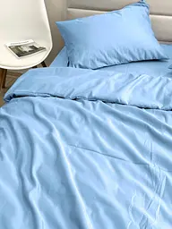 Комплект наволочок Ecotton 50х70 см 2 шт блакитного кольору Blue (25312) - мініатюра 4