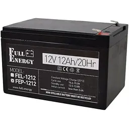 Акумулятор Full Energy FEP-1212 AGM 12V (12V/12Ah/144Wh) [151226]