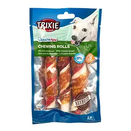 Ласощі для собак Trixie Палочка для чистки зубів з барбекю Denta Fun 12 см 105 г (3 шт.) - мініатюра 2
