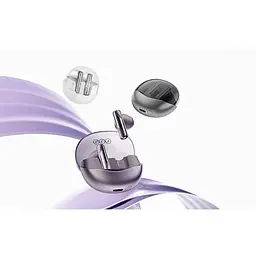 Бездротові навушники QCY AilyBuds Clear T32 Headphones фіолетові - мініатюра 4