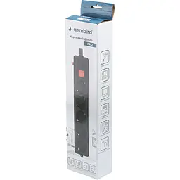 Мережевий фільтр Gembird SPG5-G-10B-PRO Black [142520] - мініатюра 4