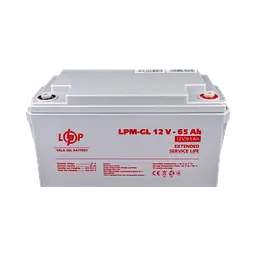 Акумулятор гелевий LPM-GL 12V - 65 Ah - мініатюра 2