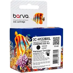 Картридж Barva HP 122XL black/CH563HE 11 мл (IC-H122BXL)