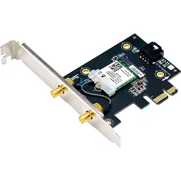 WiFi-адаптер ASUS WiFi PCE-BE6500 BE6500, PCI-Express x1, BT5.4 (90IG09G0-MO0B00) - мініатюра 4