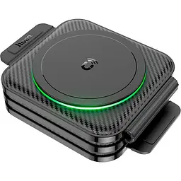 Бездротовий зарядний пристрій Hoco 3 in 1 Folding CQ4 Black (608510) [107173] - мініатюра 2