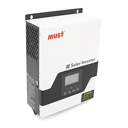 Гібридний інвертор MUST PV18-1012VMPK, 1000W, 12V, струм заряду 10/20A, 230V/4.35A, MPPT (60А, 105 Vdc)