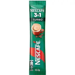 Набір: Кавовий напій Nescafe 3 в 1 Turbo стік 12 г x 24 шт. - мініатюра 3