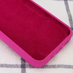 Чохол Silk Full Protective (AA) NO LOGO для Apple iPhone XS Max (6.5") Малиновий / Dragon Fruit - мініатюра 3