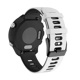 Браслет Rage для Samsung Gear Sport - біло-чорний ширина кріплення 20мм силікон Watchbands (W38-1WB12693045) - мініатюра 2