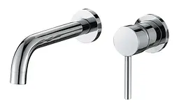 Змішувач для раковини VBI Milano Long chrome прихованого монтажу VBI-050103CH, Хром