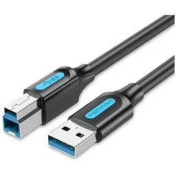 Кабель для принтера USB 3.0 AM/BM 1.5m black Vention (COOBG)