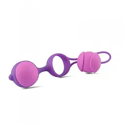 Вагінальні кульки Palline Vaginali Bi-Balls Double Purple MSX 1-00802734 98994 - мініатюра 2