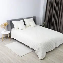 Покривало ТЕП Velour 240х260 см молочне (4-00518_22469) - мініатюра 9