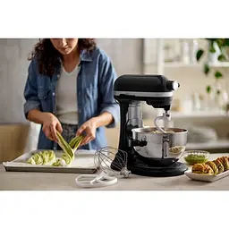 Кухонна машина KitchenAid Heavy Duty 5KSM55SXXEOB з підйомною чашею 5.2 л чорна (5KSM55SXXEOB) - мініатюра 12