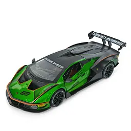 Дитяча інерційна машинка AP-2036 (Green) двері відчиняються, світло та звук, 1:24, 23 см АвтоСвіт