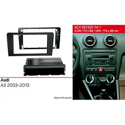 Перехідна рамка Audi A3 ACV 281320-14-1 - мініатюра 4