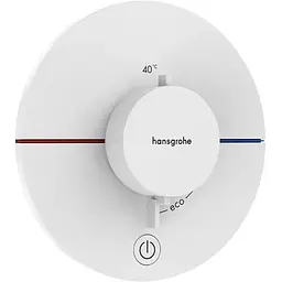 Термостат для душу Hansgrohe ShowerSelect Comfort S matt white 15562700