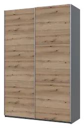 Шафа-купе Doros G-Caiser 2 ДСП 160х60х240 см Дуб Евок/Графітовий (42005074) - мініатюра 6