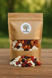 Coco Mix (Кокосові чіпси Мигдаль Родзинки темні Журавлина) FruNut 250 г