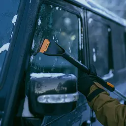 Щітка-скребок телескопічна поворотна Fiskars X-series™ (1078492) - мініатюра 10