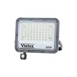 Прожектор LED Violux CARBON-S 50W 5000K 6000lm IP65 з датчиком ( 400232 )