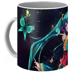 Кружка GeekLand Вокалоїди Vocaloid Хацуне Міку Hatsune Miku Лука і Міку VC 02.03 - мініатюра 3