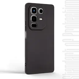 Чехол-накладка для смартфона Infinix Note 50 4G, противоударный, силиконовый, термополиуретановый (ТПУ), с защитой камеры и корпуса, черный, защита всего корпуса, ArmorStandart (ARM84732) - мініатюра 2