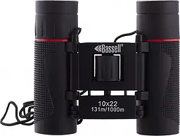 Бінокль Bassell 10x22 з чохлом Чорний - мініатюра 3