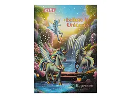Щоденник Zibi UNICORN MAGIC В5 40арк тверда обкл.