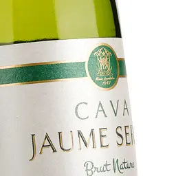 Вино ігристе Jaume Serra Cava Brut Nature, біле, брют, 11,5%, 0,375 л (16043) - мініатюра 3